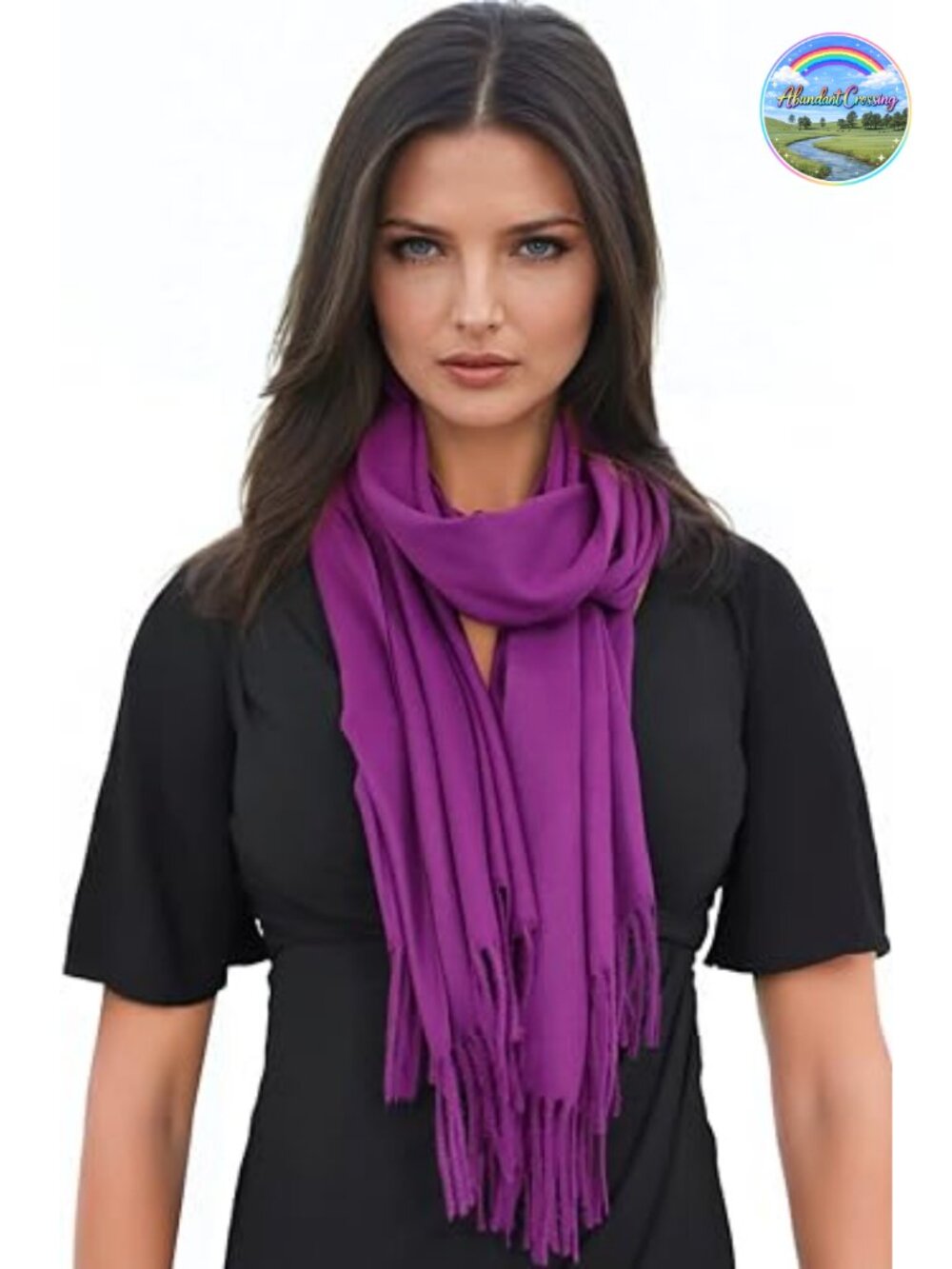 100% Pashmina Scarf Women Wrap Shawl, Ultra Soft Warm Winter